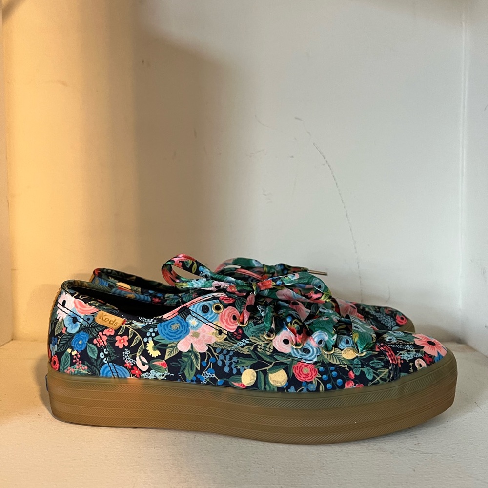 Keds x Rifle Paper Co. platform sneakers